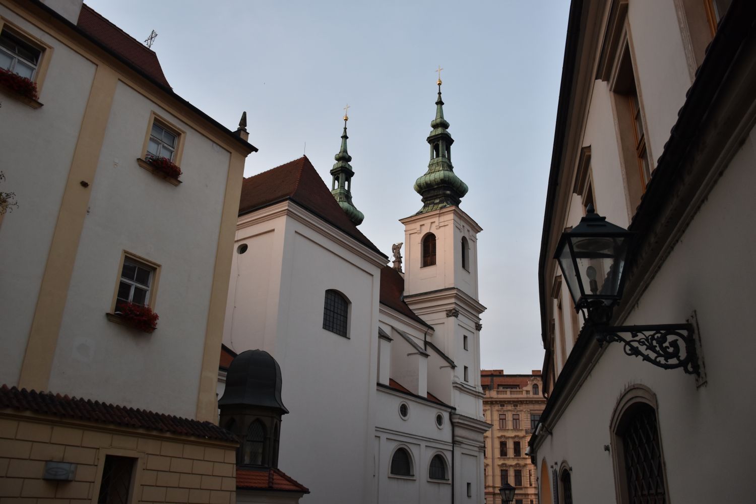 kerk in historisch centrum van brno