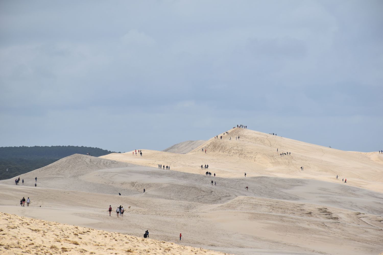 Dune du Pilat met zandduinen aan de Atlantische kust