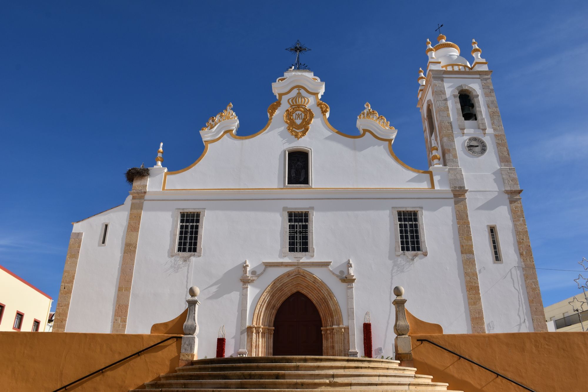 Portimão – historische kerk in het centrum – Algarve