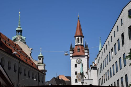 Altes Rathaus in het centrum van München