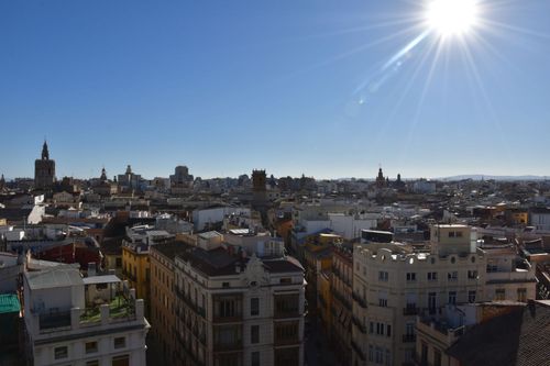 valencia – uitzicht over de stad – spanje