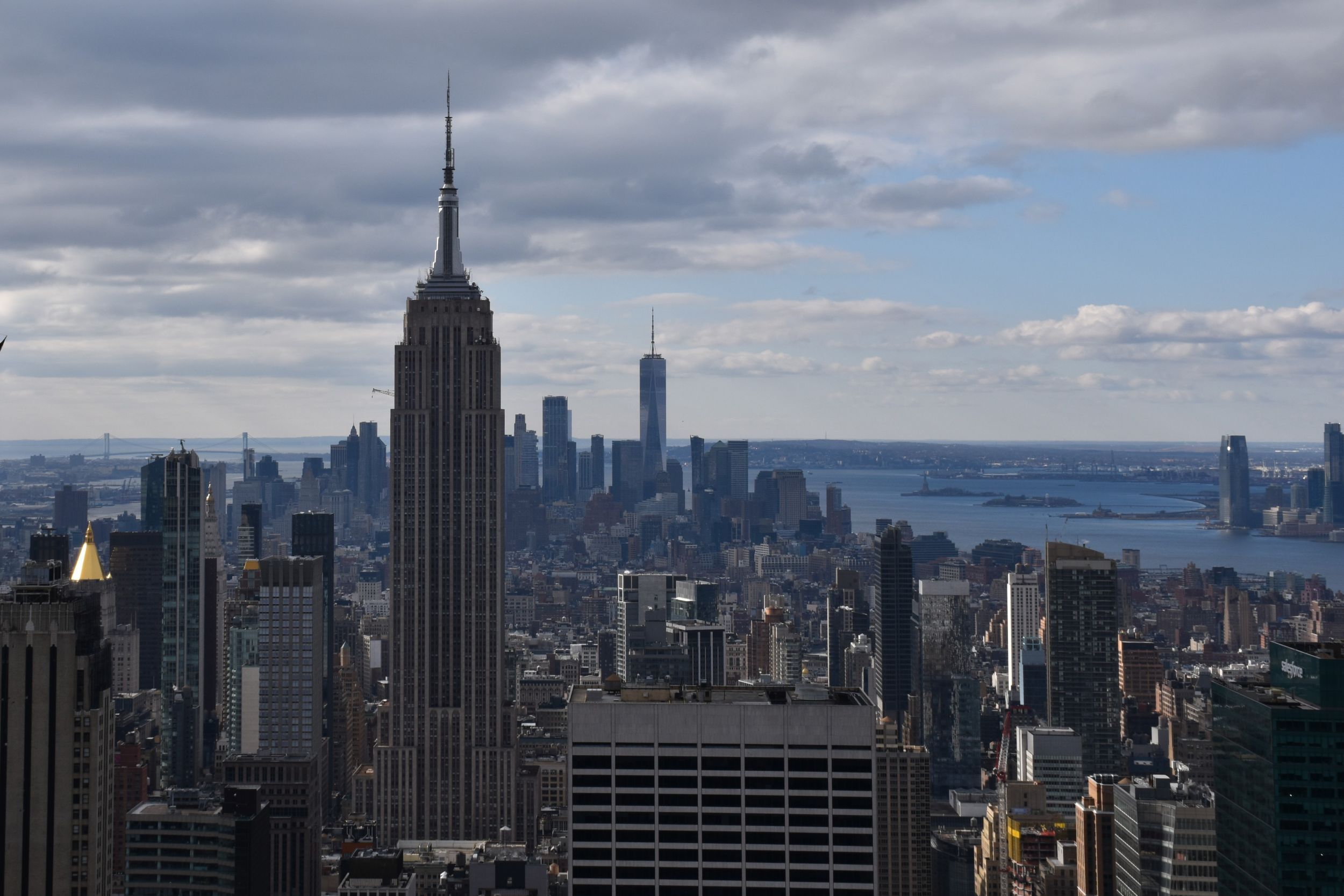 new york – empire state building skyline – top of the rock