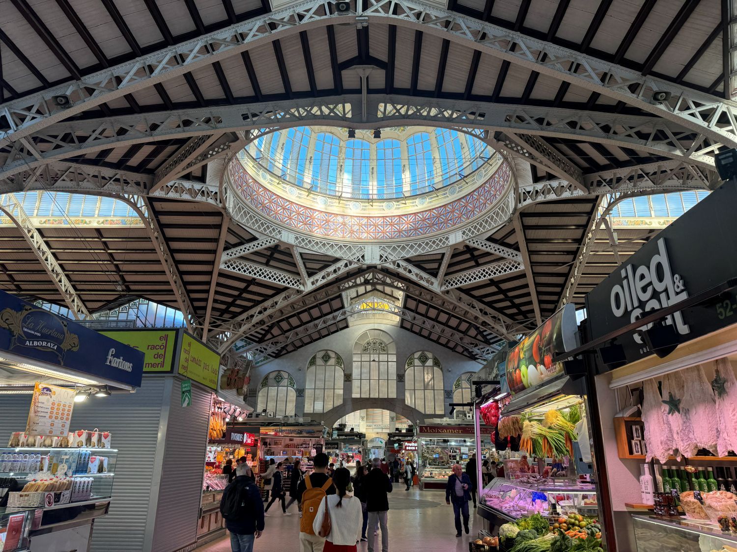 valencia – mercado central markthal – spanje